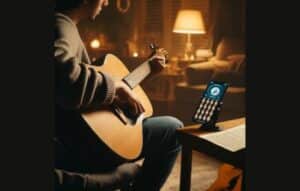 Afina tu guitarra con el móvil