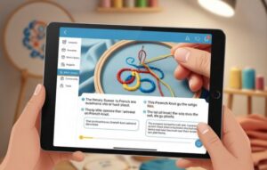 Aplicación para Aprender Bordado Desde Casa